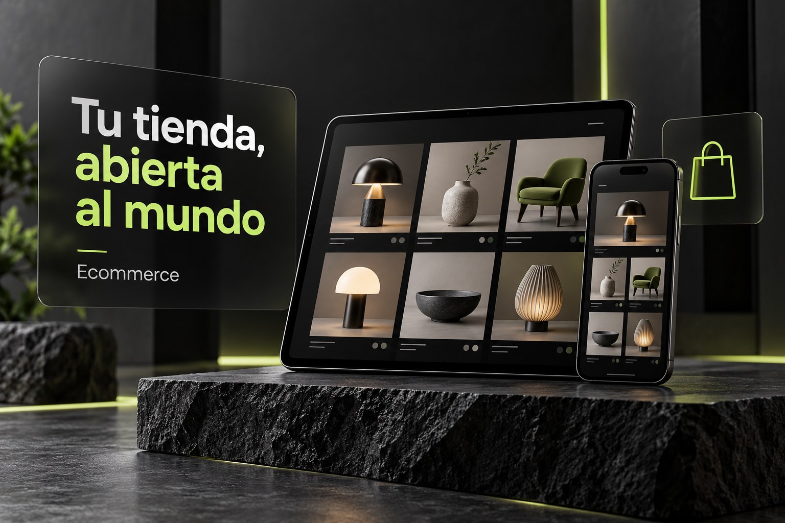 Tu tienda, abierta al mundo: diseño ecommerce para ordenador y móvil